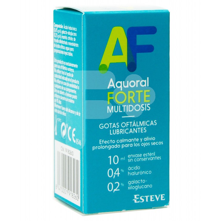 Aquoral Forte Lubricante Ocular Solución Multidosis