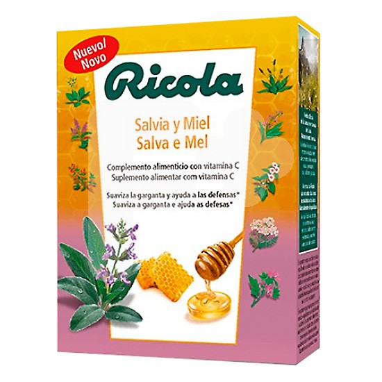 Ricola caramelos salvia y miel 50g