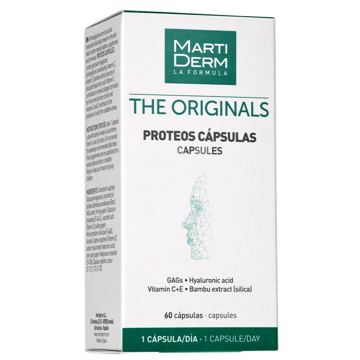 MartiDerm The Originals Proteos 60 cápsulas