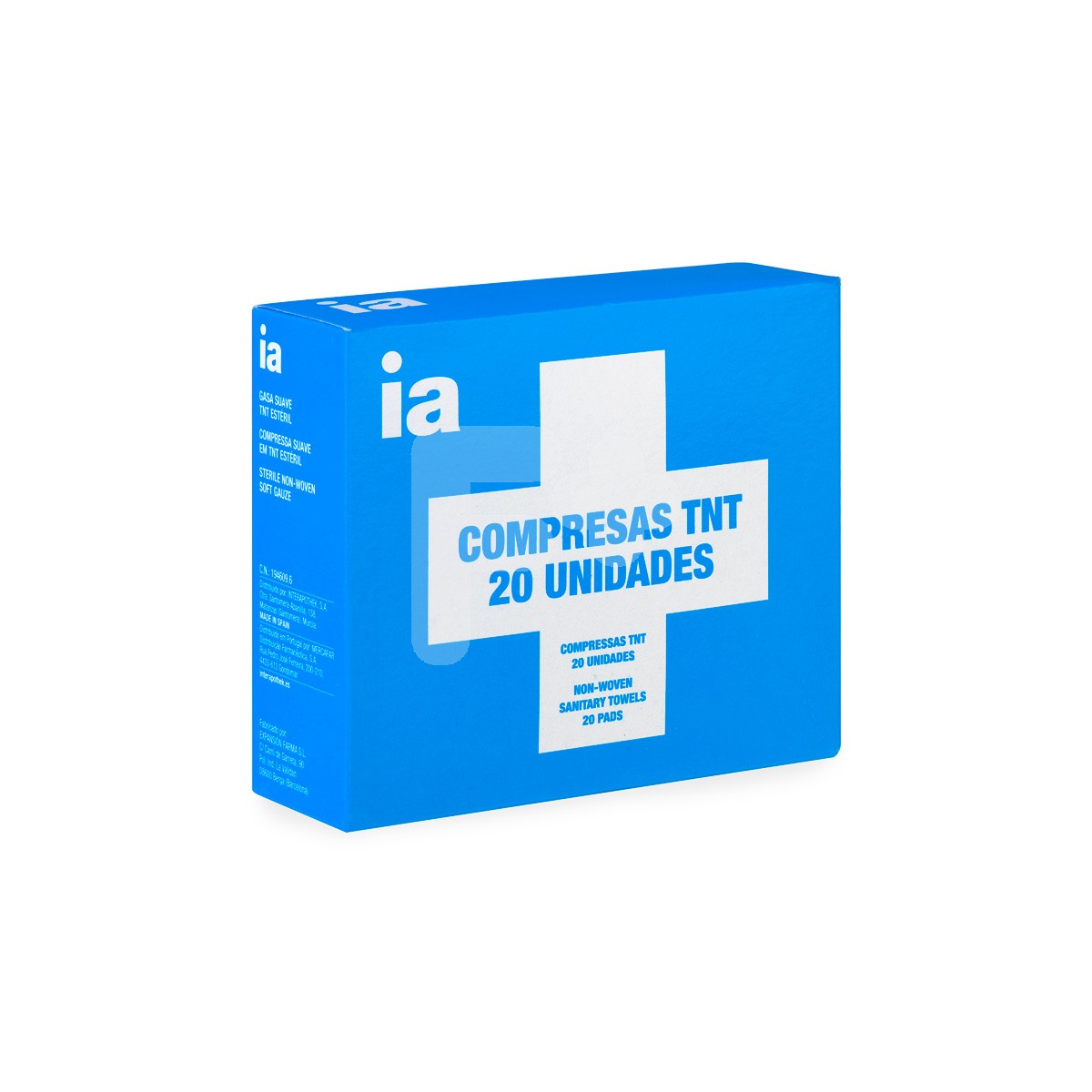 Interapothek compresa estéril TNT 20uds Interapothek compresa estéril TNT 20uds