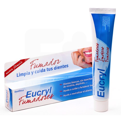 EUCRYL FUMADORES PASTA 75ML.