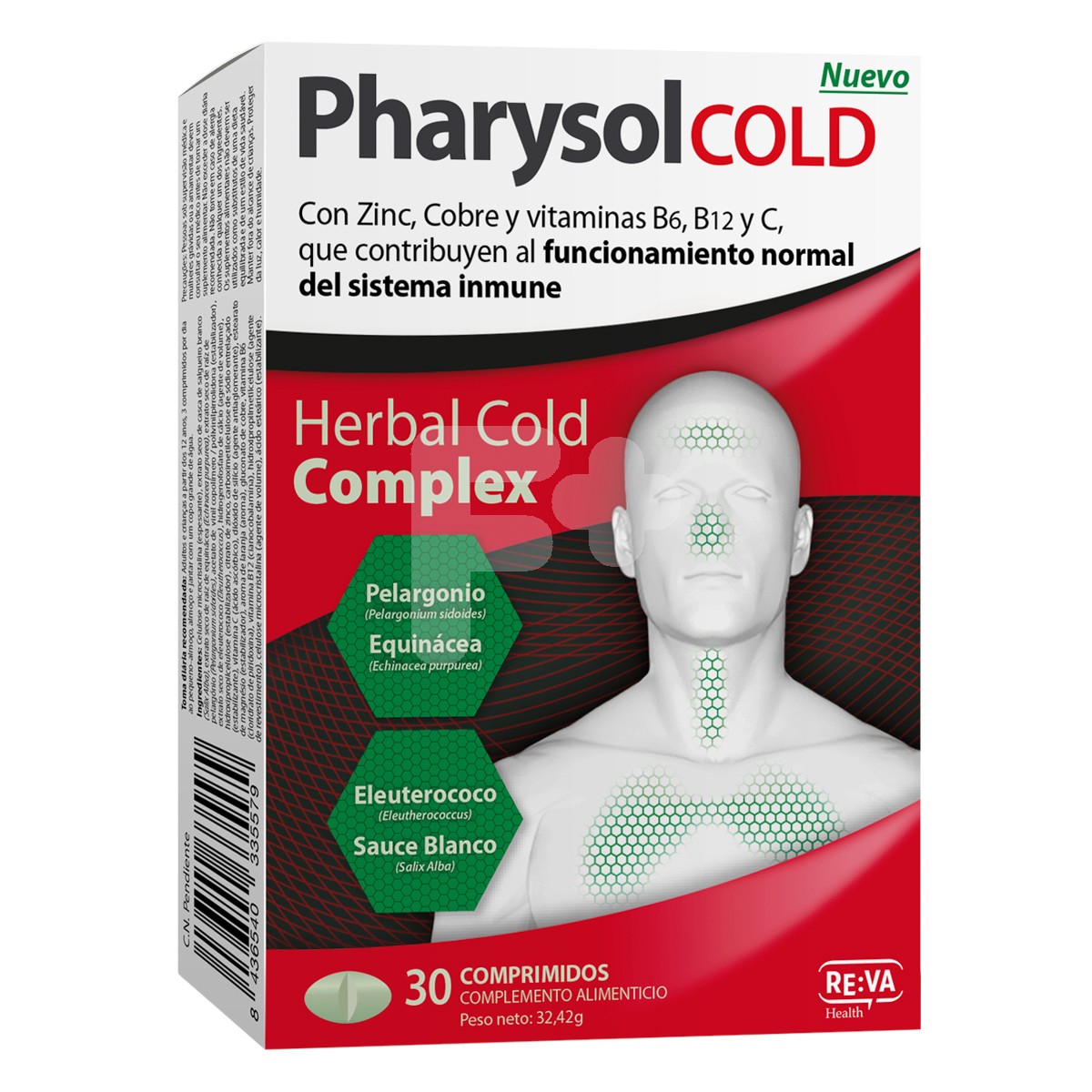 Pharysol cold 30 comprimidos