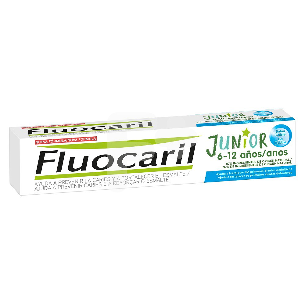 Fluocaril gel bubble junior 6-12 años 75m