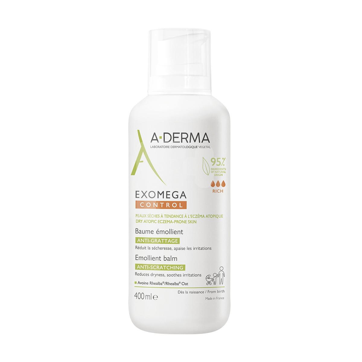 Aderma exomega bálsamo corporal 400ml