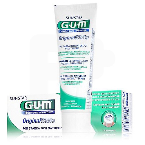 GUM ORIGINAL WHITE PASTA DENTAL 75 ML