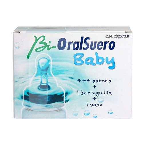 Bi-Oralsuero Baby 4+4 sobres