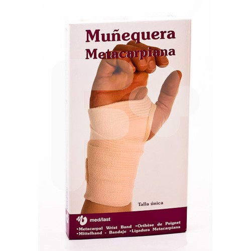 Muñequera medilast metacarpi velcro beig Muñequera medilast metacarpi velcro beig