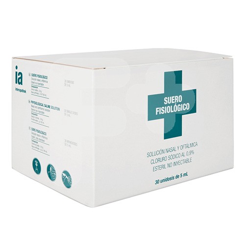 Interapothek suero fisiológico 30monodosis Interapothek suero fisiológico 30monodosis