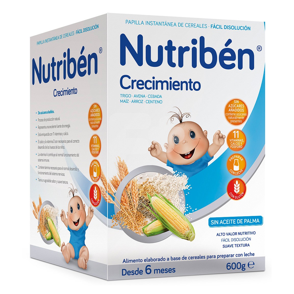 Nutribén Crecimiento cereales 600gr Nutribén Crecimiento cereales 600gr