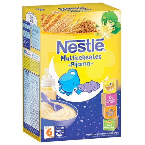 Nestlé Papilla multicereales pijama 500g