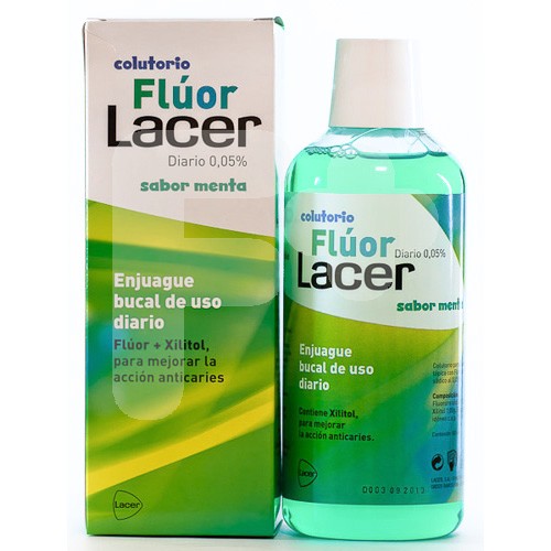 Lacer Colutorio Fluor Menta 0,05 500ml