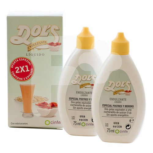 Dols endulzante líquido 75+75ml