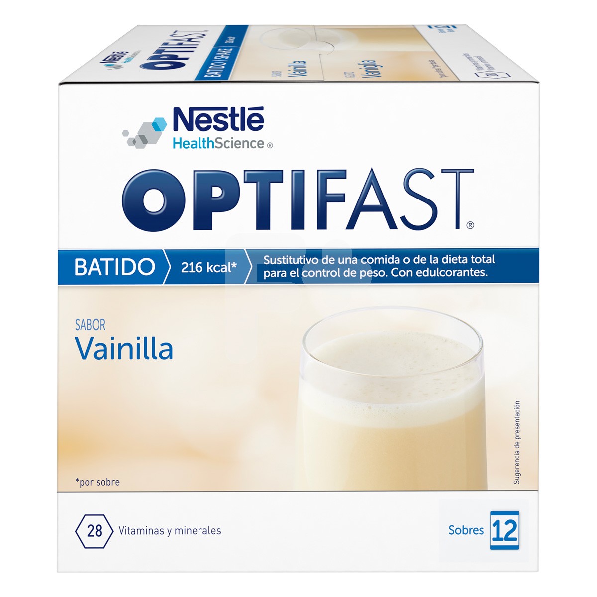 Optifast batido vainilla 9 sobres 54gr.