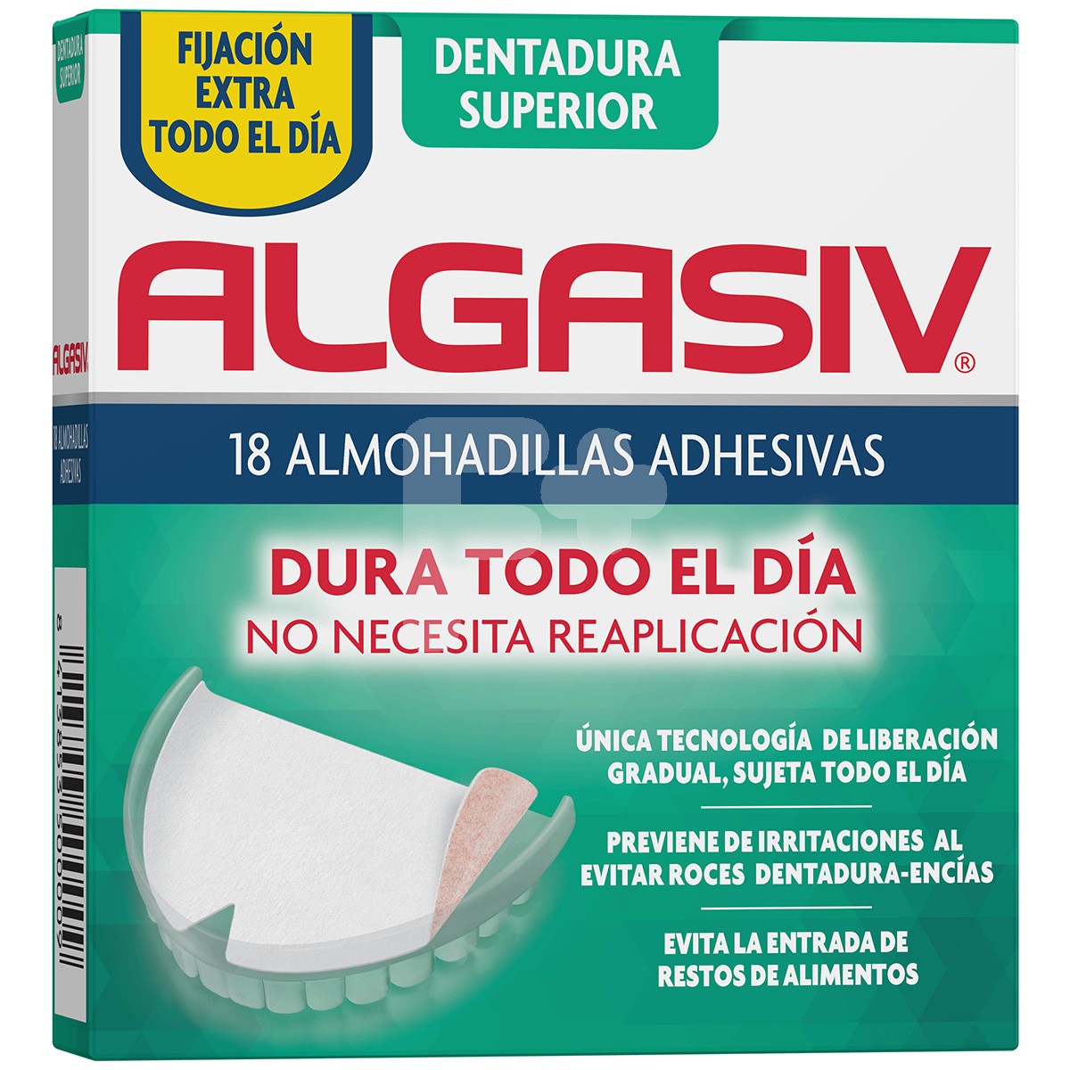 Algasiv almohadilla superior 18 uds