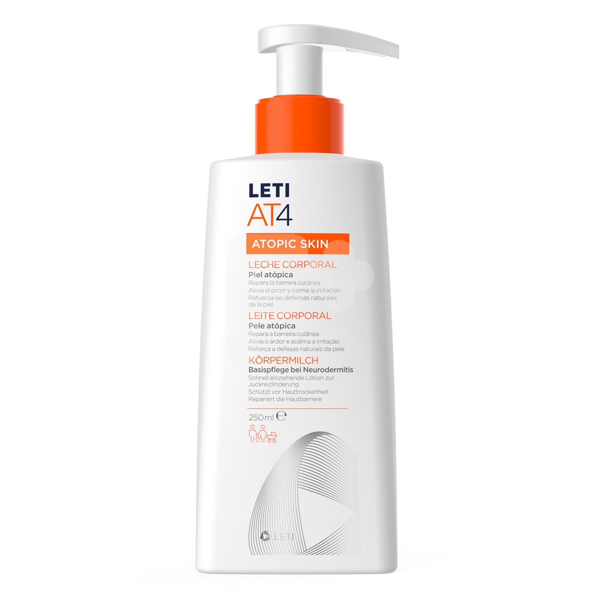 Leti AT4 leche corporal 250ml