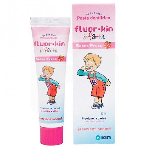 Fluorkin pasta infantil fresa 50ml