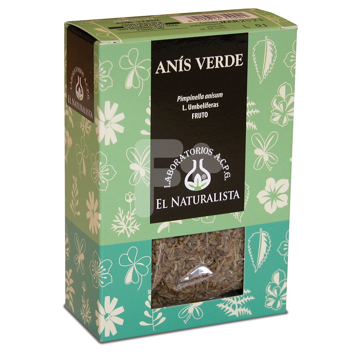 EL NATURALISTA ANIS VERDE 80 G.