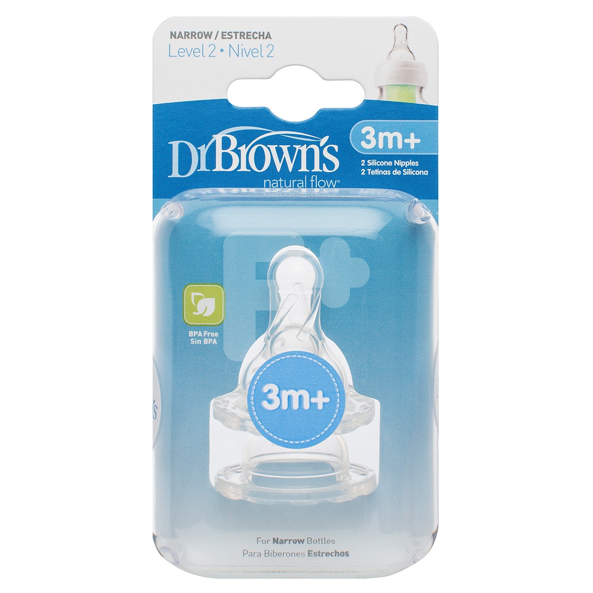 Dr.Brown's tetina options +3 meses 2u