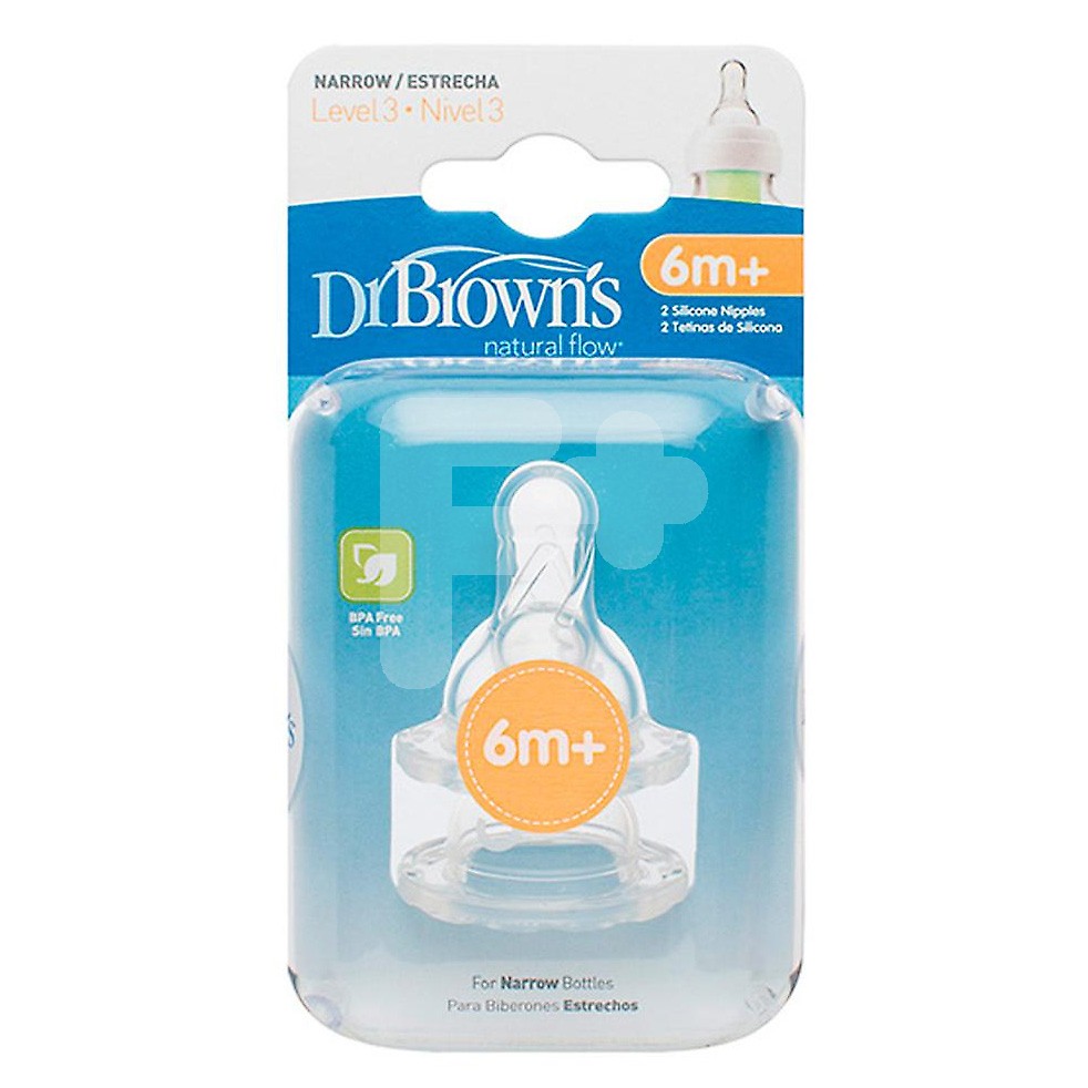 Dr.Brown's tetina options +6 meses 2u