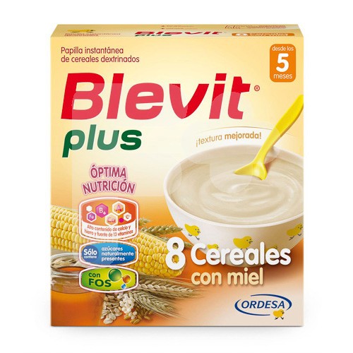 Blevit plus 8 cereales con miel 600g