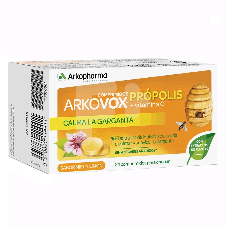 Arkovox propolis + vitamina c 24 comprimidos