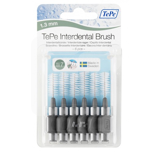 TEPE INTERDENTAL 1,3 MM GRIS 6 UDS