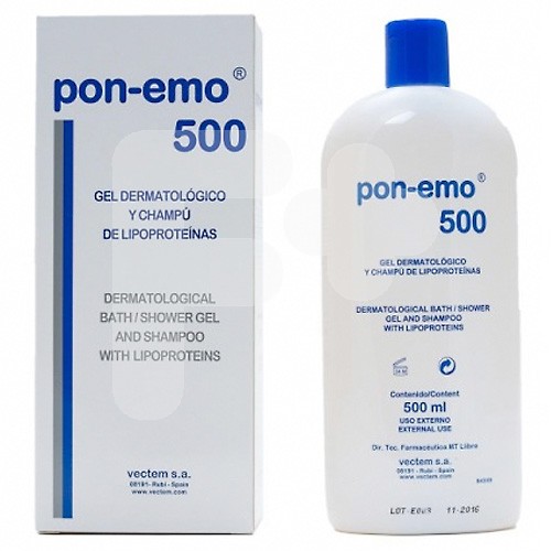 Pon-emo lipoproteico gel/champú 500ml