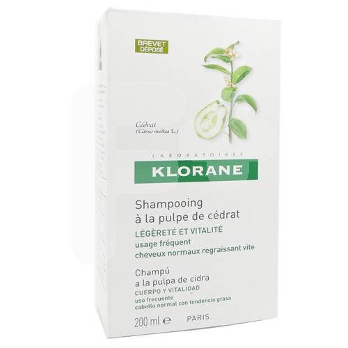 Klorane champú a la cidra 200ml