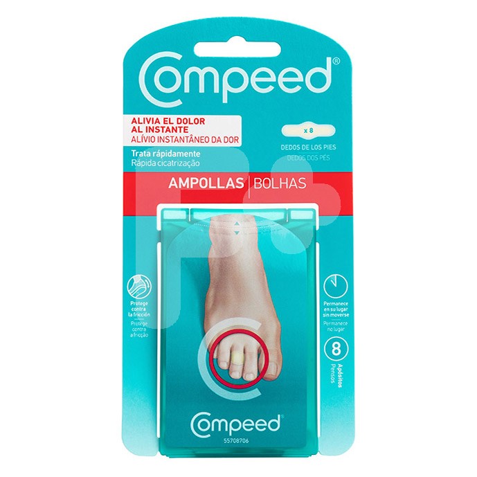 Compeed ampollas dedosm del pie 8uds