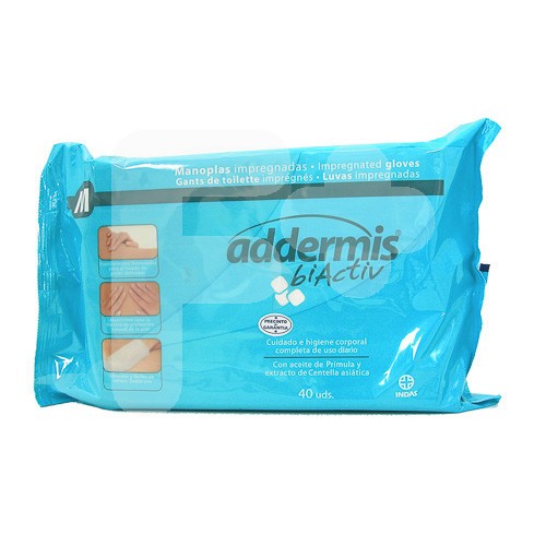 Addermis biactiv manopla corporal 40uds.