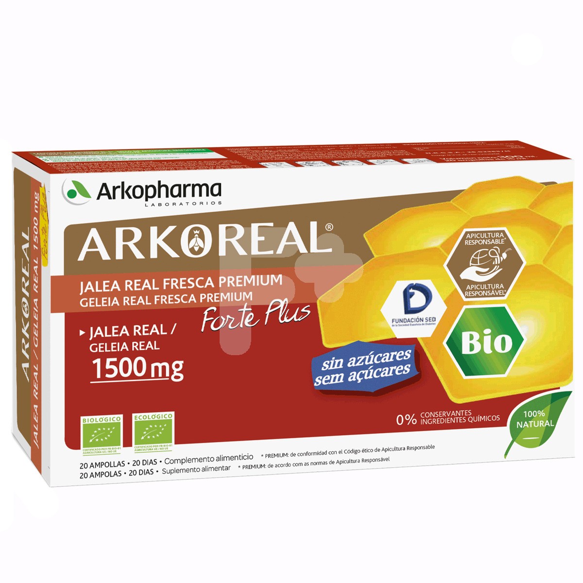 Arkoreal jalea real 1500 mg 20 ampollas