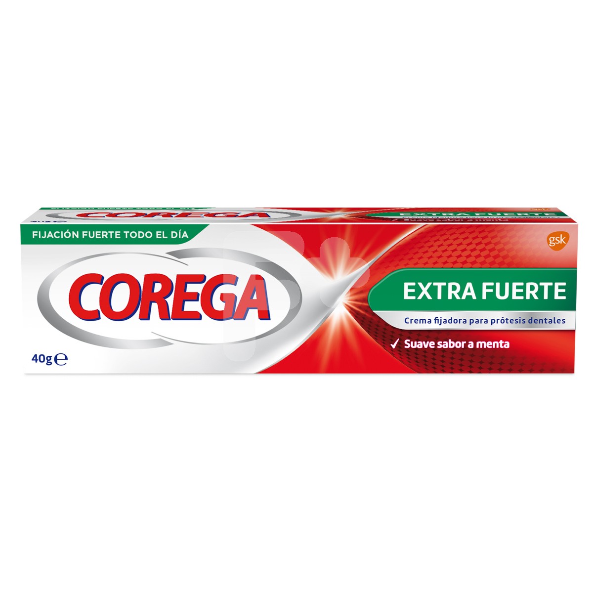 Corega extra fuerte crema sin zinc 40g