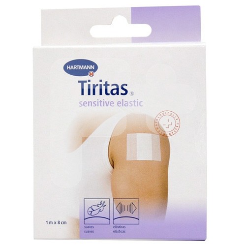 Hartmann tiritas Sensitive Elastic 1m x 8cm