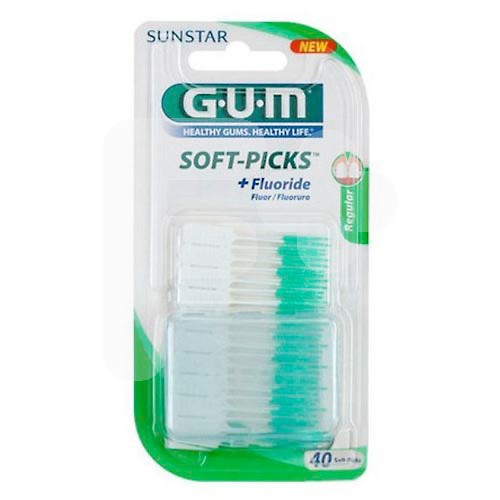 GUM SOFT PICKS ORIGINAL REGULAR 40 UDS