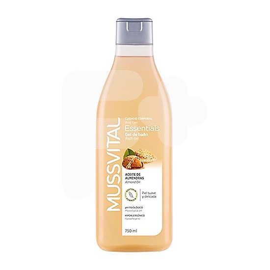 Mussvital essential gel almendras 750ml