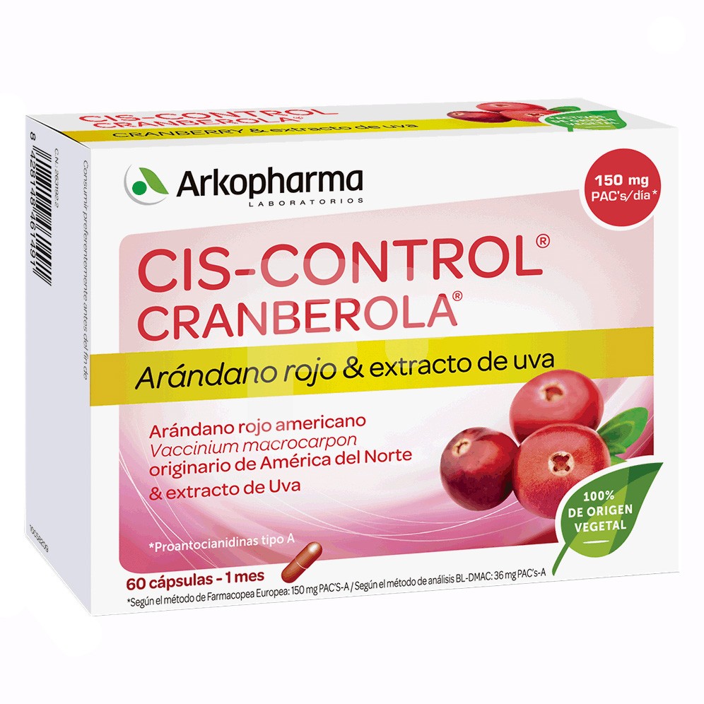 Arkopharma Cranberola ciscontrol 60 cápsulas