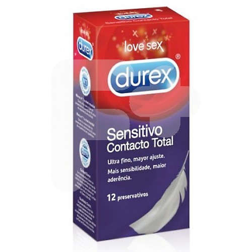 Durex preservativo durex contacto total 12 und