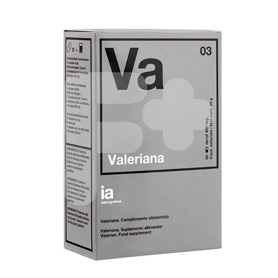 Interapothek valeriana 300 mg 60 cápsulas Interapothek valeriana 300 mg 60 cápsulas