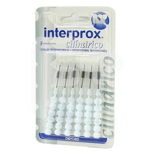 CEPILLO INTERPROX 4G CILINDRICO 6 UDS