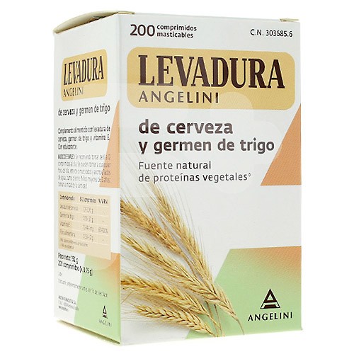 Levadura cerveza germen de trigo 200comprimidos