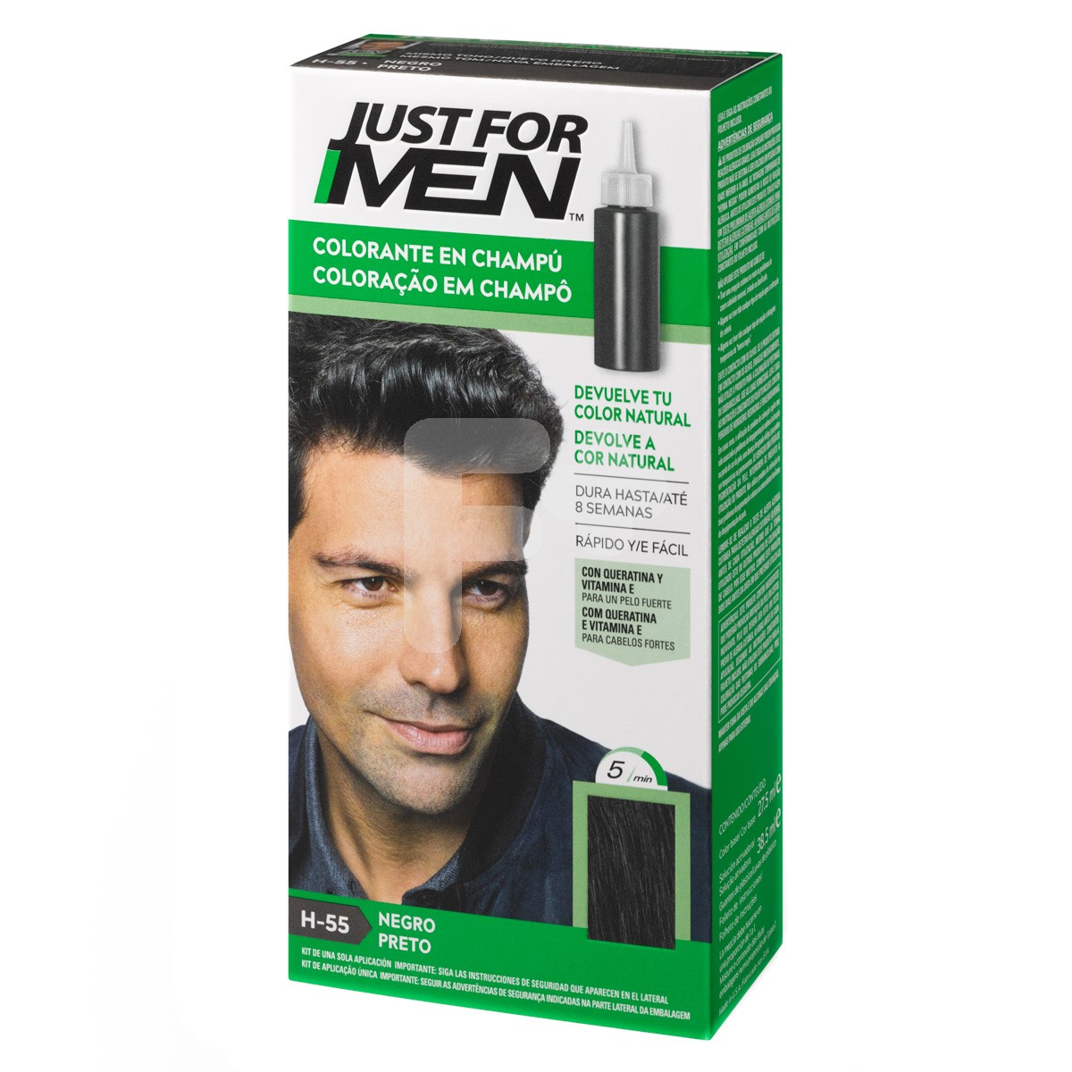 Just for men anticanas negro