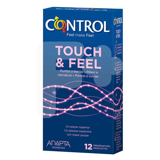 Control preservativo touch & feel 12uds