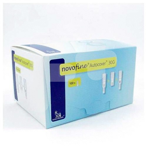 AGUJAS NOVOFINE AUTOCOVE 30G 0,3X8MM 100