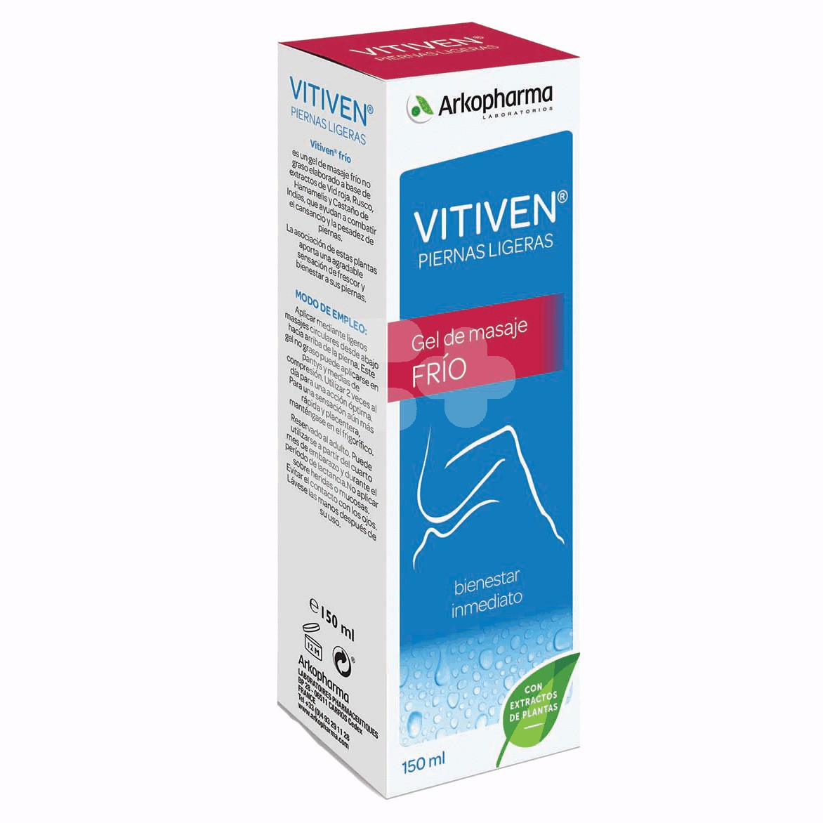 Vitiven gel piernas ligeras 150ml