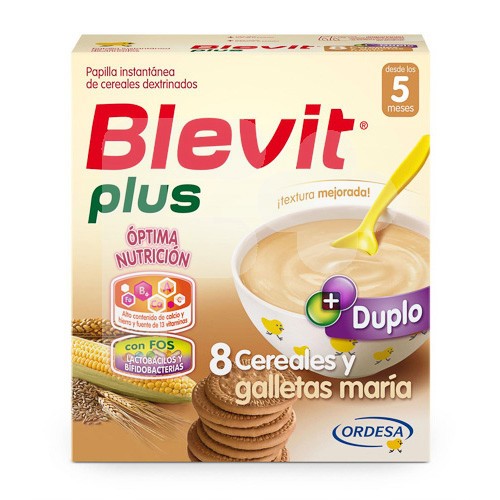 Blevit Plus 8 cereales y galletas María 600g