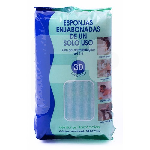 BEGOBAÑO ESPONJA JABONOSA 170 GR 30 UDS