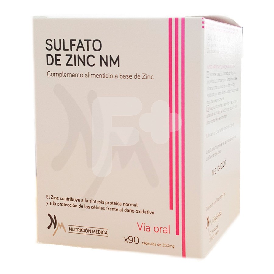 Sulfato de zinc NM 90 cápsulas