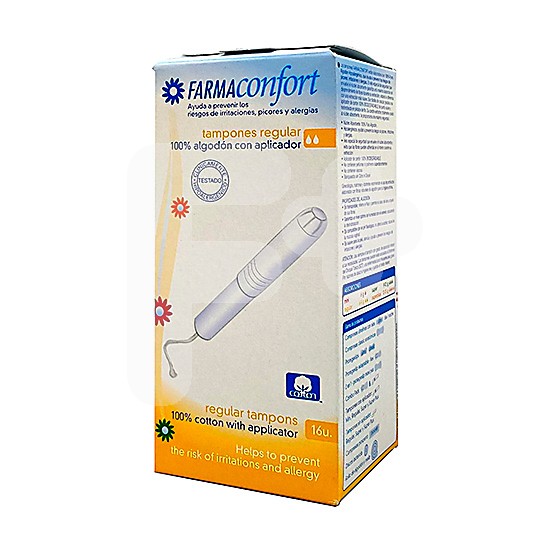 Farmaconfort Tampones regular algodón 16