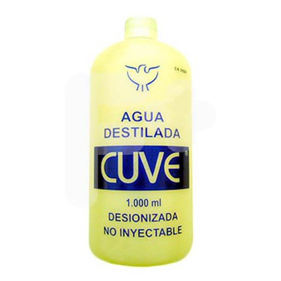 Agua destilada cuve 1000 ml