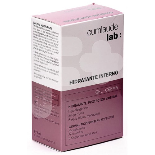 Cumlaude Gynelaude hidratante interno 6ml x 6uds